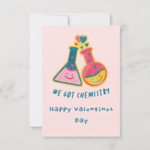 Invitation Nous avons la chimie Saint Valentin