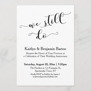 Invitation Nous Faisons Toujours De La Calligraphie Moderne, 