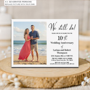 Invitation Nous faisons toujours des photos pour notre 10ème