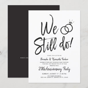 Invitation Nous faisons toujours l'anniversaire Scénario de