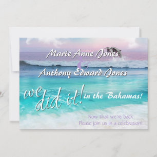 Invitation Nous l'avons fait - BEAUCOUP TROPICAL OCEAN SLEVER