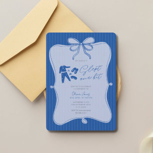 Invitation Nous n'avons pas dormi d'un poil garçon 1er annive