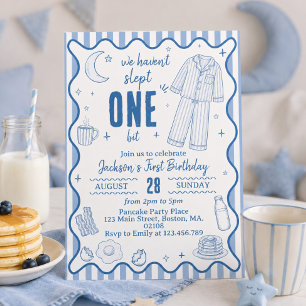 Invitation Nous n'avons pas dormi d'un poil Pyjama Anniversai