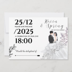 Invitation Nous nous marions