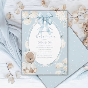 Invitation Nous Pouvons à Peine Attendre Baby Shower Floral F