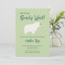 Nous pouvons à peine attendre Baby Shower | Ours P