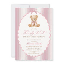 Nous pouvons à peine attendre fille arc rose Baby