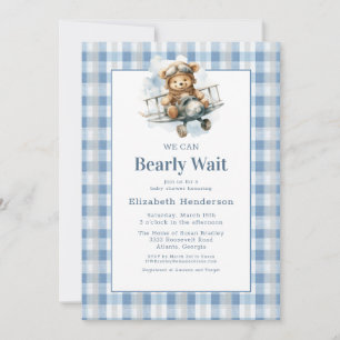 Invitation Nous pouvons à peine attendre la Baby Shower d'avi