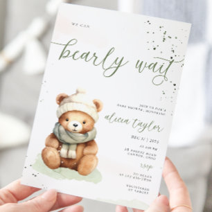 Invitation Nous pouvons accélérer l'invitation Baby shower de