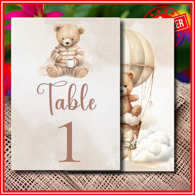 Invitation Nous pouvons attendre le Baby shower NUMÉRO DE TAB (Créateur téléchargé)