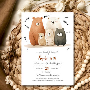 Invitation nous pouvons croire que c'est anniversaire de enfa