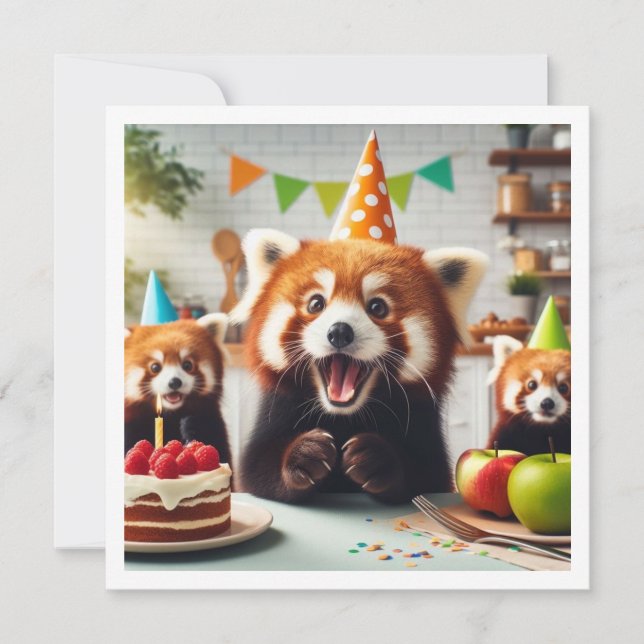 Invitation Nous pouvons le croire à l'oeil nu ! Anniversaire  (Devant)