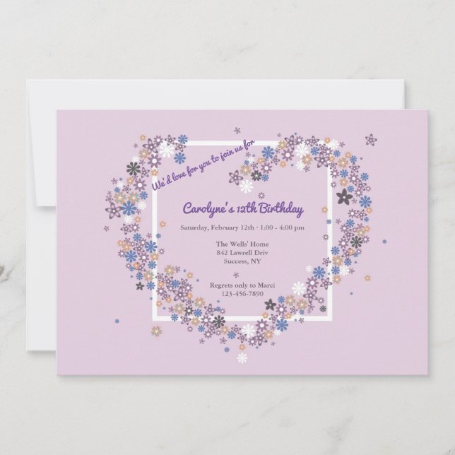 Invitation Nous serions ravis que vous vous joigniez à nous (Devant)