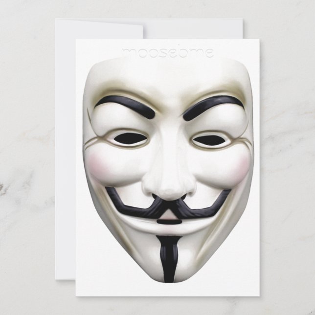 Invitation Nous Sommes Anonymes ! (Devant)