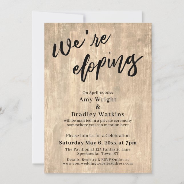 Invitation Nous sommes en train d'éluder la typographie de l' (Devant)