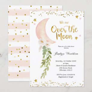 Invitation Nous sommes sur l'invitation du Baby shower de la