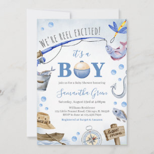 Invitation Nous sommes vraiment excités C'est un Baby shower 