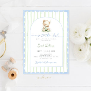 Invitation Nouveau au Club Golf Baby shower