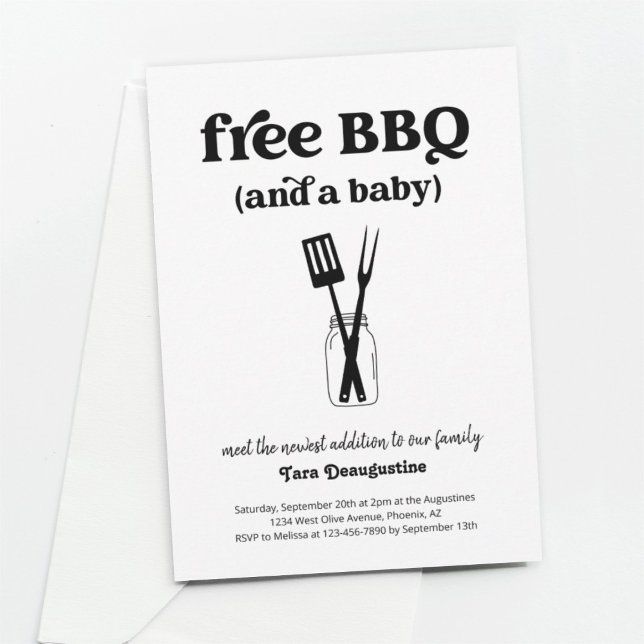 Invitation Nouveau Baby Welcome Party Rencontre & Greet, Sip  (Créateur téléchargé)