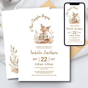 Invitation Nouveau chapitre commence histoire mignonne du ren