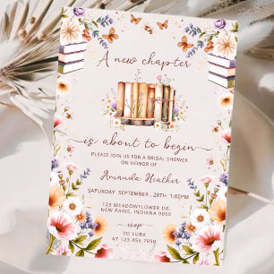 Invitation Nouveau chapitre commence la Fête des mariées