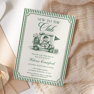 Invitation Nouveau dans le Club Teddy Bear Baby Shower de Gol