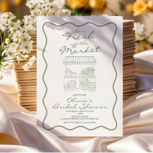 Invitation Nouveau sur le Marché Enterrement de Vie de Jeune