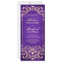 Nouveau Victorien : Or pâle et Mariage d'aubergine