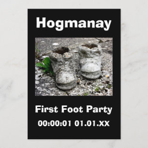 Invitation Nouvel An Eve Scottish Hogmanay Party 20xx