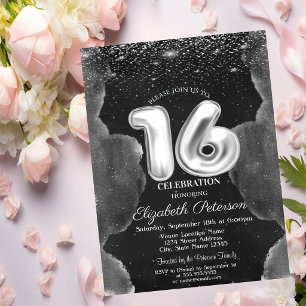 Invitation Nuage Mystique Etoiles Sweet 16