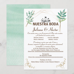 Invitation Nuestra Boda