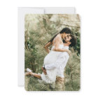 Nuestra Boda Caligrafía Moderna Invitación de Boda