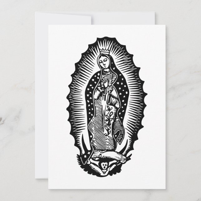 Invitation Nuestra Señora de Guadalupe (Devant)