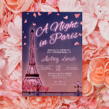 Nuit à Paris - Anniversaire