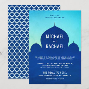 Invitation Nuit arabes marocaine de mariage