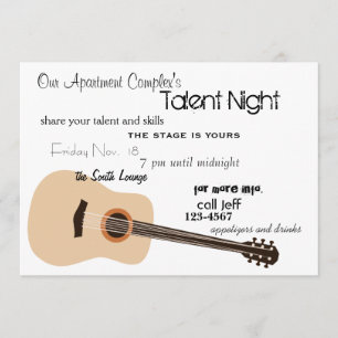 Invitation Nuit guitare