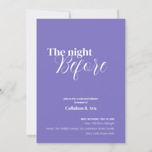 Invitation Nuit violette avant l'invitation