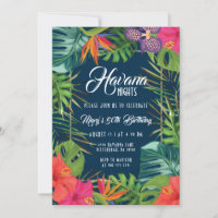 Nuits de la Havane Floral Tropical Anniversaire