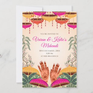 Invitation numérique Dholki Invitation soirée Mend