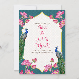 Invitation numérique Mehndi & Invitation numérique