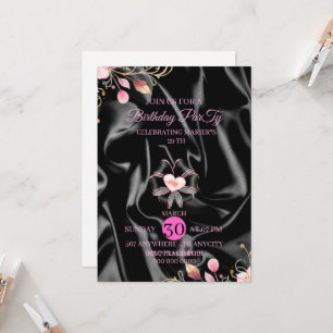 Invitation numérique pour le dîner d'anniversaire 