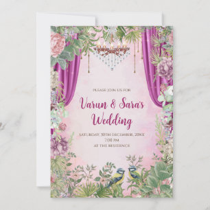 Invitation numérique pour mariage indien hindou