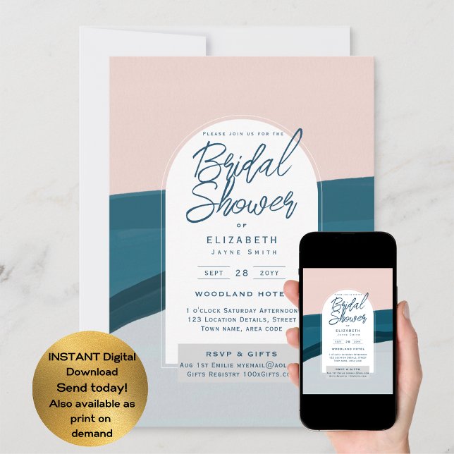 Invitation numérique pour une Baby Shower Mariage  (Créateur téléchargé)