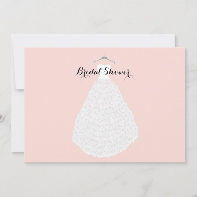 Invitation nuptiale personnalisée élégante de (Devant)