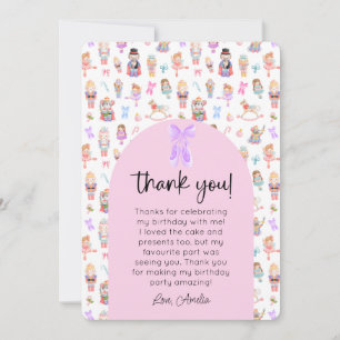 Invitation Nutcracker Birthday Photo Merci