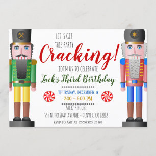 Invitation Nutcracker Noël