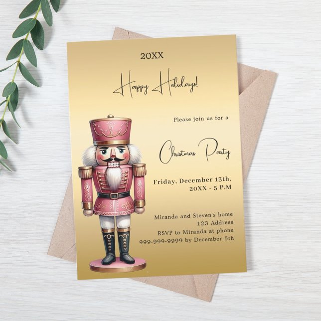 Invitation Nutcracker or Noël (Créateur téléchargé)