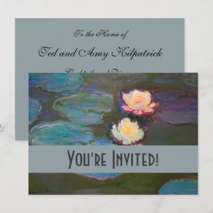 Invitation Nymphéas de Monet Étang aux Nymphéas Peinture de N