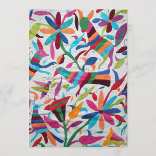 Invitation Oaxaca Mexique Boho ethnique hispanique maya