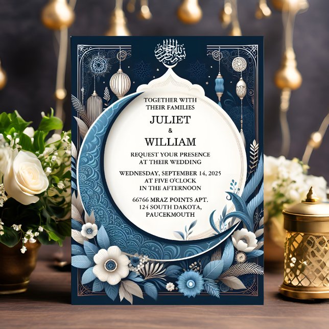 Invitation Obtenir Henna Islam Nikah Arab Walima Mariage musu (Créateur téléchargé)